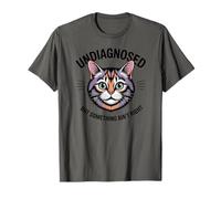 Gato Divertido sin diagnosticar Pero Algo no está Bien Camiseta