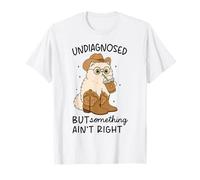 Gato divertido sin diagnosticar, pero algo no está bien, salud mental Camiseta