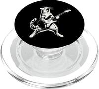 Gato Divertido Tocando la Guitarra PopSockets PopGrip para MagSafe