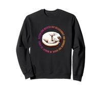 gato duerme serenidad meditación calma adolescente dicho Sudadera