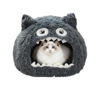 Gato Duerme Y Escondite Y Linda Casa De Abierta | Cojín lavable para gatos, escondite y lugar para dormir para cachorros gatitos gatitos pequeñas mascotas interiores al aire