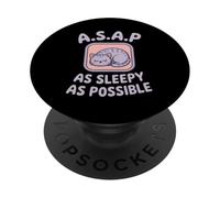 Gato durmiendo lo antes posible Amante de la siesta de gato lo antes posible PopSockets PopGrip Adhesivo