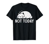Gato durmiendo no Hoy Divertido Gatito Gatito Mujeres niñas niños Camiseta