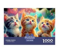 Gato durmiendo Puzzle para Adultos Rompecabezas Desafiante con La Nitidez De La Alta Definición - Un Regalo Navideño Adultos Y Niños Desde 14 Años 52x38cm/1000pcs