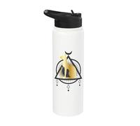 Gato Egipcio I Gods Egipcio Arqueología Stainless Steel Insulated Water Bottle