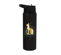 Gato Egipcio I Gods Egipcio Arqueología Stainless Steel Insulated Water Bottle