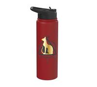 Gato Egipcio I Gods Egipcio Arqueología Stainless Steel Insulated Water Bottle