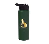 Gato Egipcio I Gods Egipcio Arqueología Stainless Steel Insulated Water Bottle