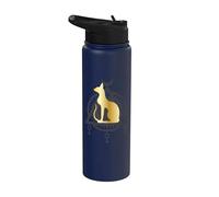 Gato Egipcio I Gods Egipcio Arqueología Stainless Steel Insulated Water Bottle