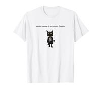 Gato Elegante con una Batalla contra la evasión Fiscal Camiseta