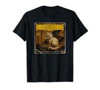 Gato elegante en piano de cola escena de música clásica barroca Camiseta