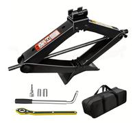 Gato elevador de tijeras automotriz de 2.5T, de taladro eléctrico - Máx. 2.5T (5511 Lb) Gato automotriz - Kit de gato elevador con llave para coche/SUV/MPV (juego de 6 piezas)