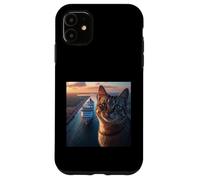 Gato en el Canal de Panamá Carcasa para iPhone 11