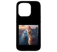 Gato en el Canal de Panamá Carcasa para iPhone 15 Pro
