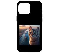 Gato en el Canal de Panamá Carcasa para iPhone 16 Pro MAX
