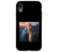 Gato en el Canal de Panamá Carcasa para iPhone XR