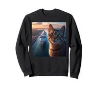 Gato en el Canal de Panamá Sudadera