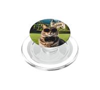 Gato en el Castillo de Peles PopSockets PopGrip para MagSafe