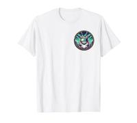 Gato en el círculo ártico! Esquí y Viaje de esquí Camiseta gráfica económica, Hombre, Blanco, S