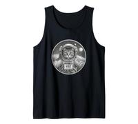 Gato en el Espacio Astronauta Astrocat I Love Cats & Outer Space Camiseta sin Mangas