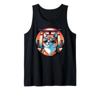 Gato En El Fushimi Inari Taisha En Japón, Kioto Camiseta sin Mangas
