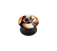 Gato En El Partenón En Atenas PopSockets PopGrip Adhesivo