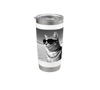Gato En El Salar De Uyuni En Bolivia Vaso térmico de acero inoxidable de doble pared