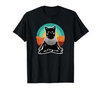 Gato en esterilla de yoga con Ruth Bader Ginsburg Collar RBG feminista Camiseta
