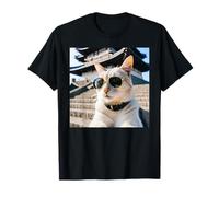 Gato En Japón En El Castillo Himeji Camiseta