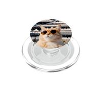 Gato En Japón En El Castillo Himeji PopSockets PopGrip para MagSafe