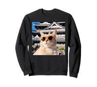 Gato En Japón En El Castillo Himeji Sudadera