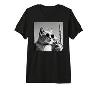 Gato En Türkiye Y Mezquita Sultán Ahmed Camiseta Premium
