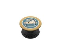 Gato en una bañera para Amantes de los Gatos, dueños de Gatos PopSockets PopGrip Adhesivo