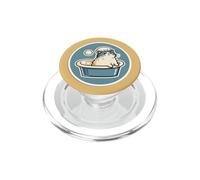 Gato en una bañera para Amantes de los Gatos, dueños de Gatos PopSockets PopGrip para MagSafe