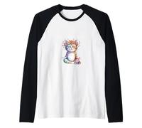 Gato, estoy en una edad en la que al día siguiente mi cuerpo me susurra Camiseta Manga Raglan