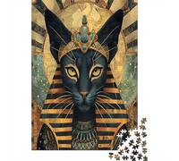 Gato faraón Antiguo 38x26cm/1000pcs Rompecabezas para Adultos - Estilo de Arte Egipcio Juguete De Bricolaje