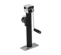 Gato for remolque con recorrido vertical de 10 pulgadas, ajustable con patas abatibles, capacidad de 2000/5000 libras, montaje en tubo cuadrado para caravanas de viaje, autocaravanas(5000 pounds A)