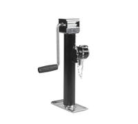 Gato for soldar for remolque, manija fija for elevación de 10", montaje en tubo, estabilizador de pata giratoria, piezas for vehículos recreativos para caravanas de viaje, autocaravanas