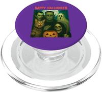 Gato Frankenstein Ghost Grim Reaper Divertido Halloween Trick Tre PopSockets PopGrip para MagSafe