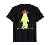Gato Fútbol OVNI Secuestro Arte Japon Camiseta