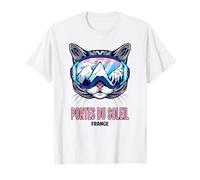 Gato Gafas de esquí de montaña Portes Du Soleil Camiseta