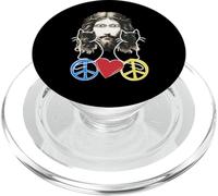 Gato Gato Peace Peace Símbolo Corazón Corazón Jesús Animales Amigo PopSockets PopGrip para MagSafe