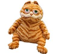 Gato Gordo Naranja de Peluche Gatito Gordo de Animales de Peluche Juguete Realista Amarillo Gato Gato Gato Gatito Juguete niños cumpleaños (45 cm)