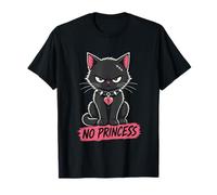 Gato Gotico Oscuro EMO Punk Creepy Rebelde Anti Princesa Camiseta