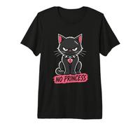 Gato Gotico Oscuro EMO Punk Creepy Rebelde Anti Princesa Camiseta Premium