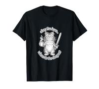 Gato Gracioso Diciendo Que está Bien, Estoy aquí Donde el dragón Camiseta