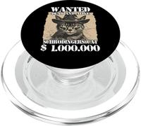 Gato Gracioso dueño de Gato Diciendo Gatos Schrödinger PopSockets PopGrip para MagSafe