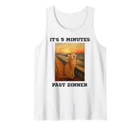 Gato Gracioso maullando 5 Minutos después de la Cena, Molesta a Kitty Camiseta sin Mangas