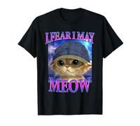 Gato gracioso, me temo que puedo maullar Camiseta