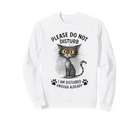 Gato Gracioso ya Molesto Déjame Solo Kitty Sudadera